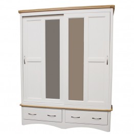 Dorset Triple Wardrobe with Sliding Doors